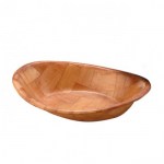 wooden woven bread basket